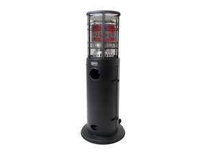 Saro Gasheizstrahler AREA LOUNGEHEATER, Metall, schwarz,...