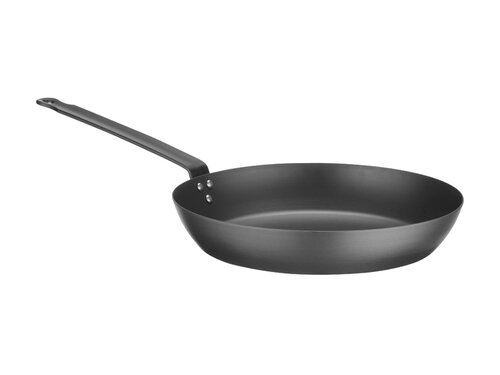Hendi Bratpfanne, Karbonstahl, ergonomischer Griff, � 204 mm, BTH 204 x 385 x 75 mm