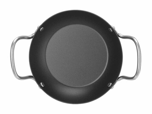 Hendi Servierpfanne, Karbonstahl, ergonomische Edelstahlgriffe, verschiedene Gren