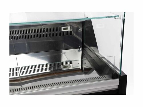Combisteel K�hlvitrine MORRIS 2.5, K�hlvitrine, statische K�hlung, 3 Hintert�ren, freistehend, BTH 2584 x 1095 x 1280 mm