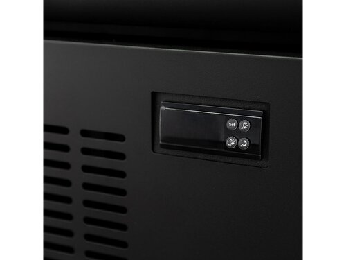 vaiotec TOPLINE 600 Getr�nkek�hlschrank, Schwarz, Fl�gelt�r, 570 Liter, Umluftk�hlung, Leuchtaufsatz, BTH 750 x 760 x 2200 mm