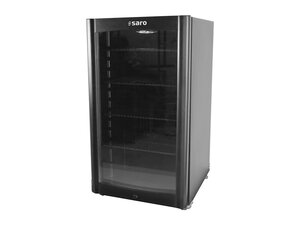 Saro Getr�nkek�hlschrank DK 90, schwarz, abschlie�bar, 4...