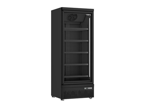 Saro Tiefk�hlschrank, Glast�r, GTK 560 PRO, 5 Roste, schwarz, BTH 750 x 760 x 2003 mm