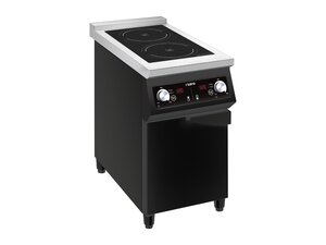 Saro Induktionsherd JOHANN, 2 Kochfelder, Unterschrank,...