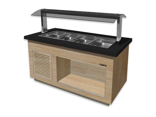 Saro Salatbar PREMIUM LINE SB-K170 OAK, 4x 1/1 GN, Eiche,...