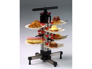 Saro Tellerstapelsystem Plate-Mate TM-12, Edelstahl, Aluminium, Kunststoff, BTH 270 x 270 x 490 mm