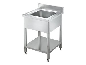 vaiotec EASYLINE 600 Sp�ltisch, 1 Becken, Grundboden, BTH...