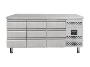 vaiotec EASYLINE 700 K�hltisch, 9 Schubladen, f�r GN 1/1,...