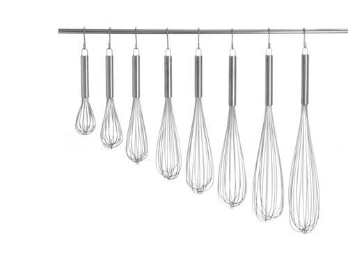 Hendi Rhrbesen aus Edelstahl, 8 dicke Drhte, verschiedene Gren