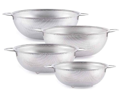 Hendi Gemsesieb mit Griffen und Untersatz, verschiedene Gren