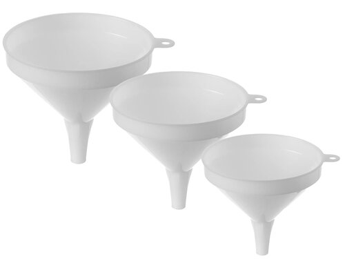 Hendi Trichter aus Polyethylen, Wei, verschiedene Gren