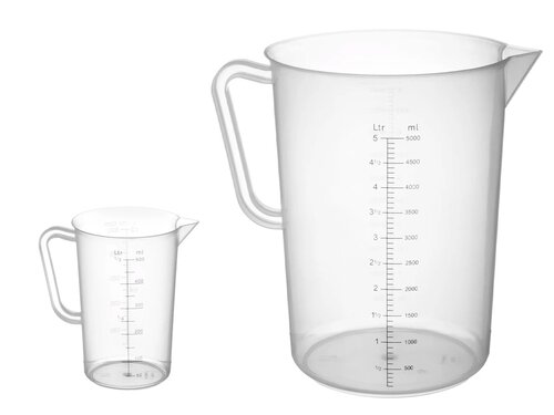 Hendi Messbecher, verschiedene Gren, 0,5 bis 5 Liter Inhalt
