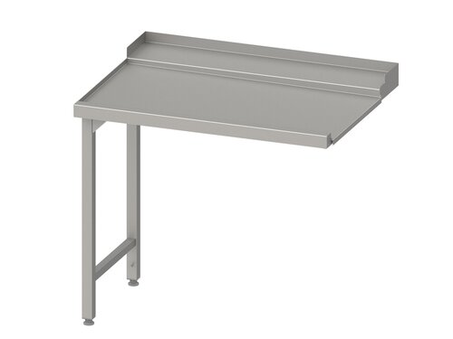 Ablauftisch Anbauseite links, mit Aufkantung,...