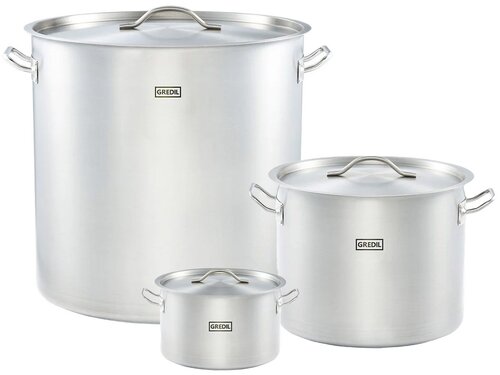 Gredil ECO Suppentopf mit Deckel, induktionsgeeignet,...