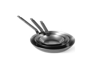 Hendi Bratpfanne aus Carbonstahl, hohe...