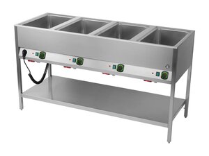 RM Gastro Bain-Marie mit Unterboden, elektrisch, 4x GN...