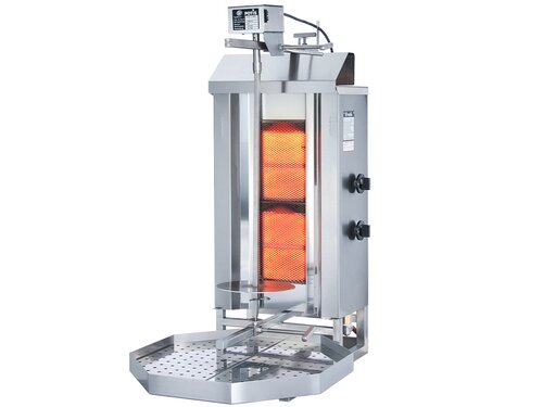 Potis GD2/Fl�ssiggas D�nergrill, 7 kW, max. 30 kg Fleisch, BTH 500 x 650 x 920 mm